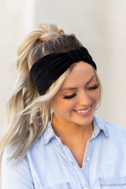 Bohemian Corduroy Headwrap