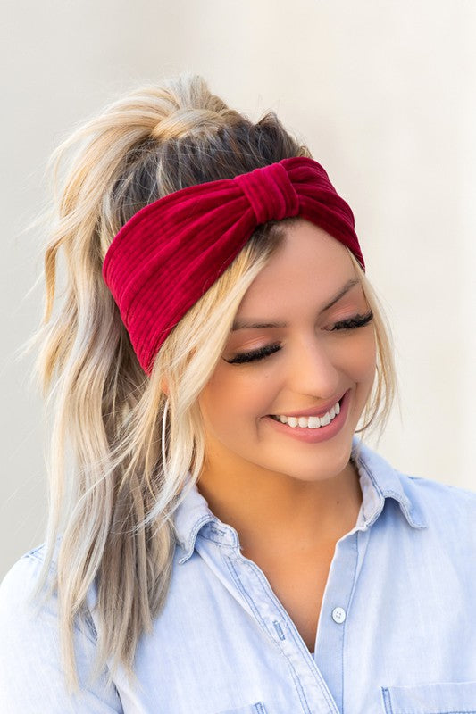 Bohemian Corduroy Headwrap