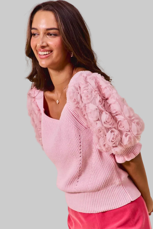 Elliana Rose Sleeves Sweater
