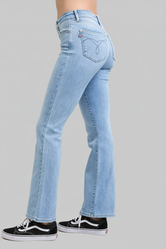 Hadley Mid Rise Thermal Bootcut Jeans