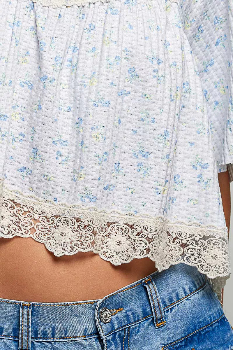 Kinsley Floral Lace Blouse