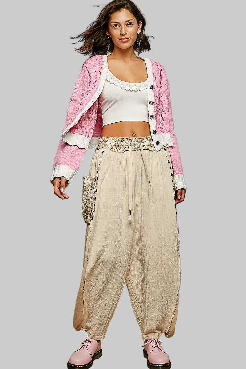 Samantha Cable Knit Cardigan Sweater