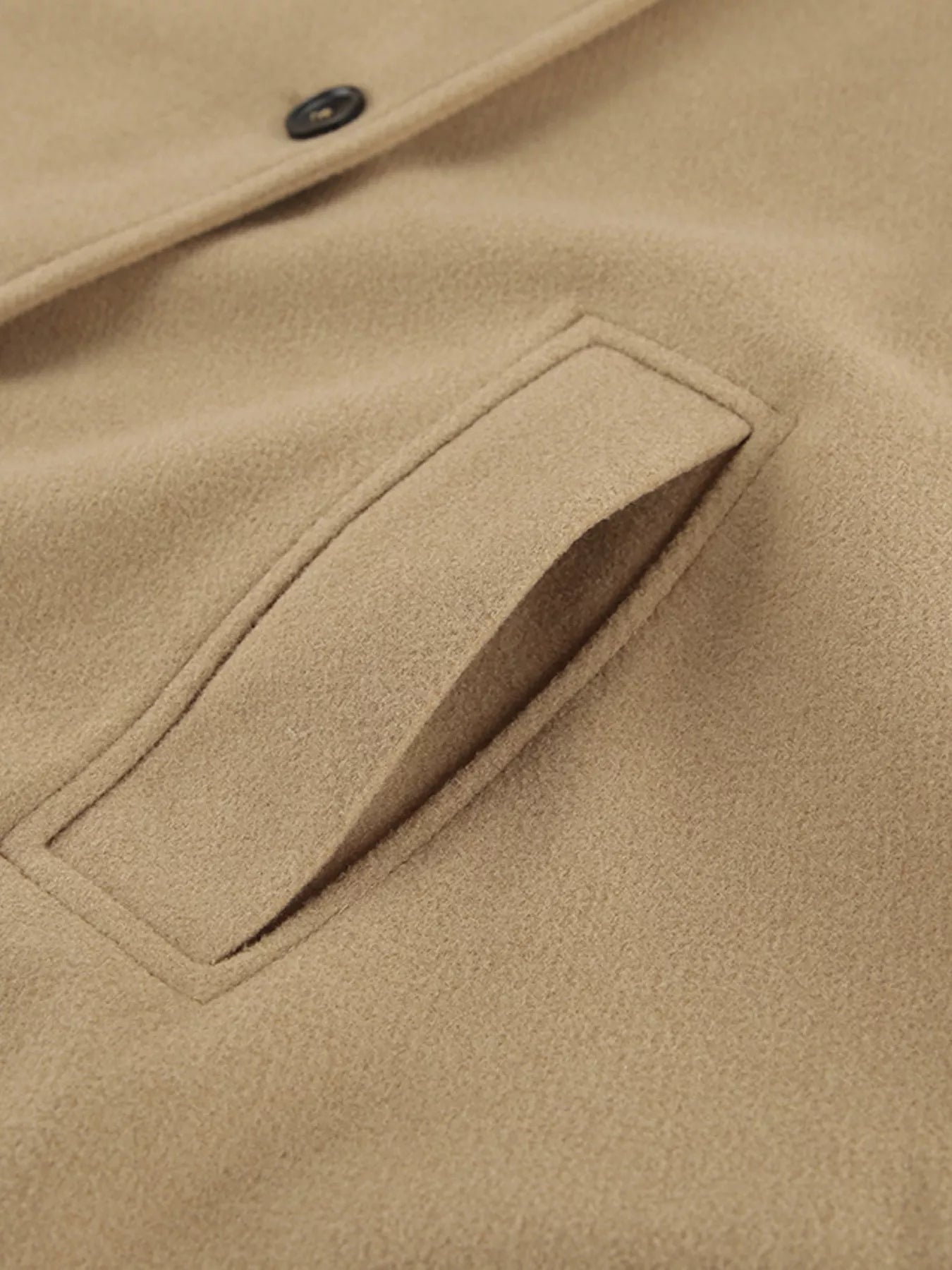 Tilly Oversized Lapel Collar Button Down Coat