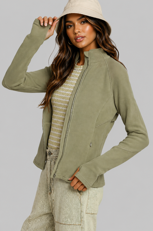 Zora Soft Fleece Full Zip Jacket