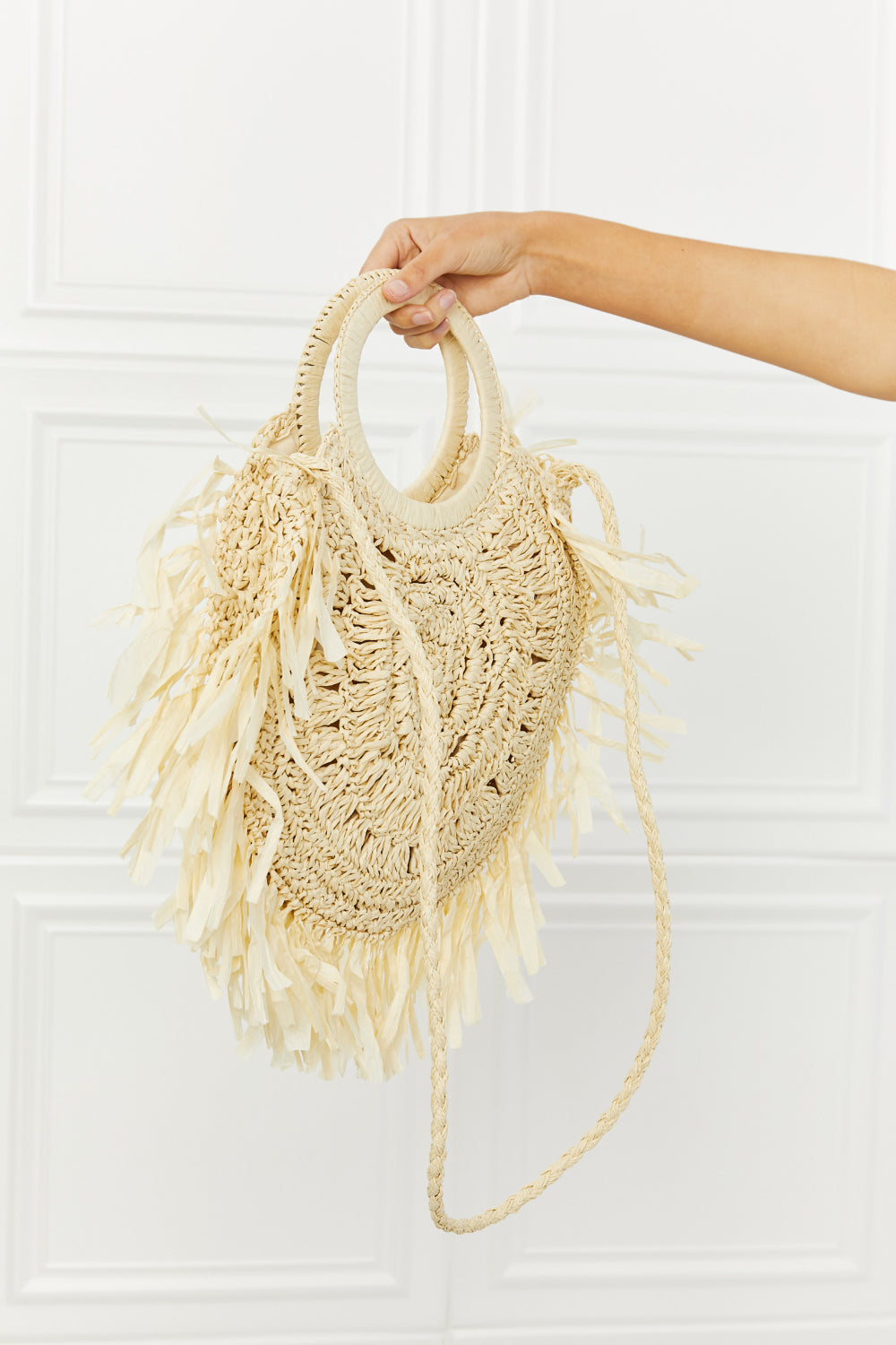 Bohemian Found My Paradise Straw Handbag