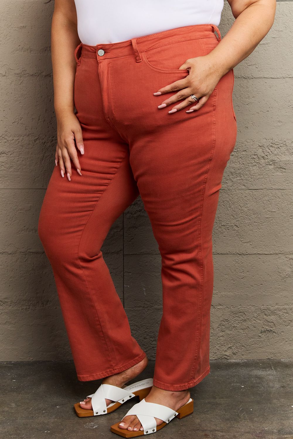 Bohemian Judy Blue Olivia Mid Rise Slim Bootcut Jeans