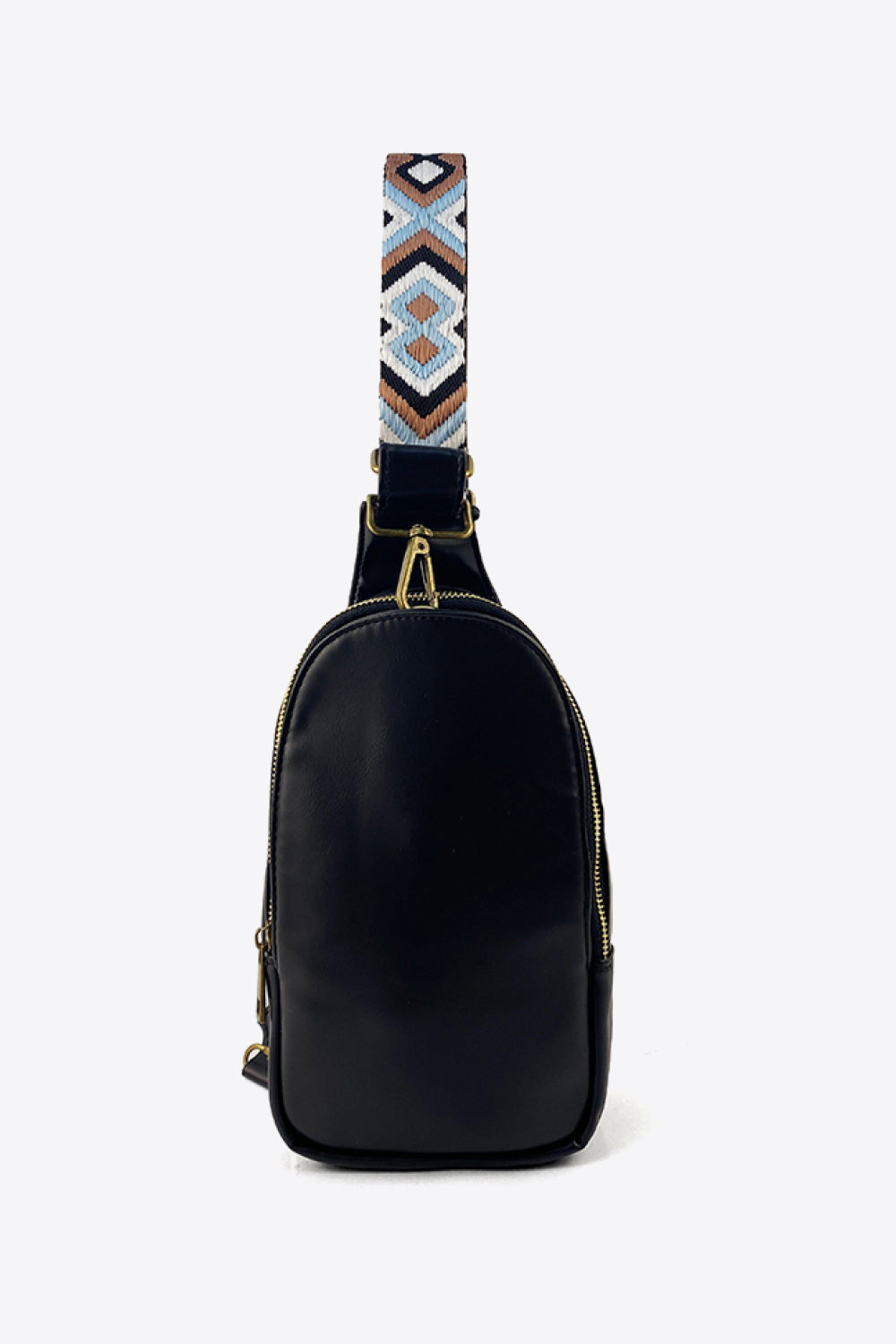 Bohemian Adjustable Strap PU Leather Sling Bag