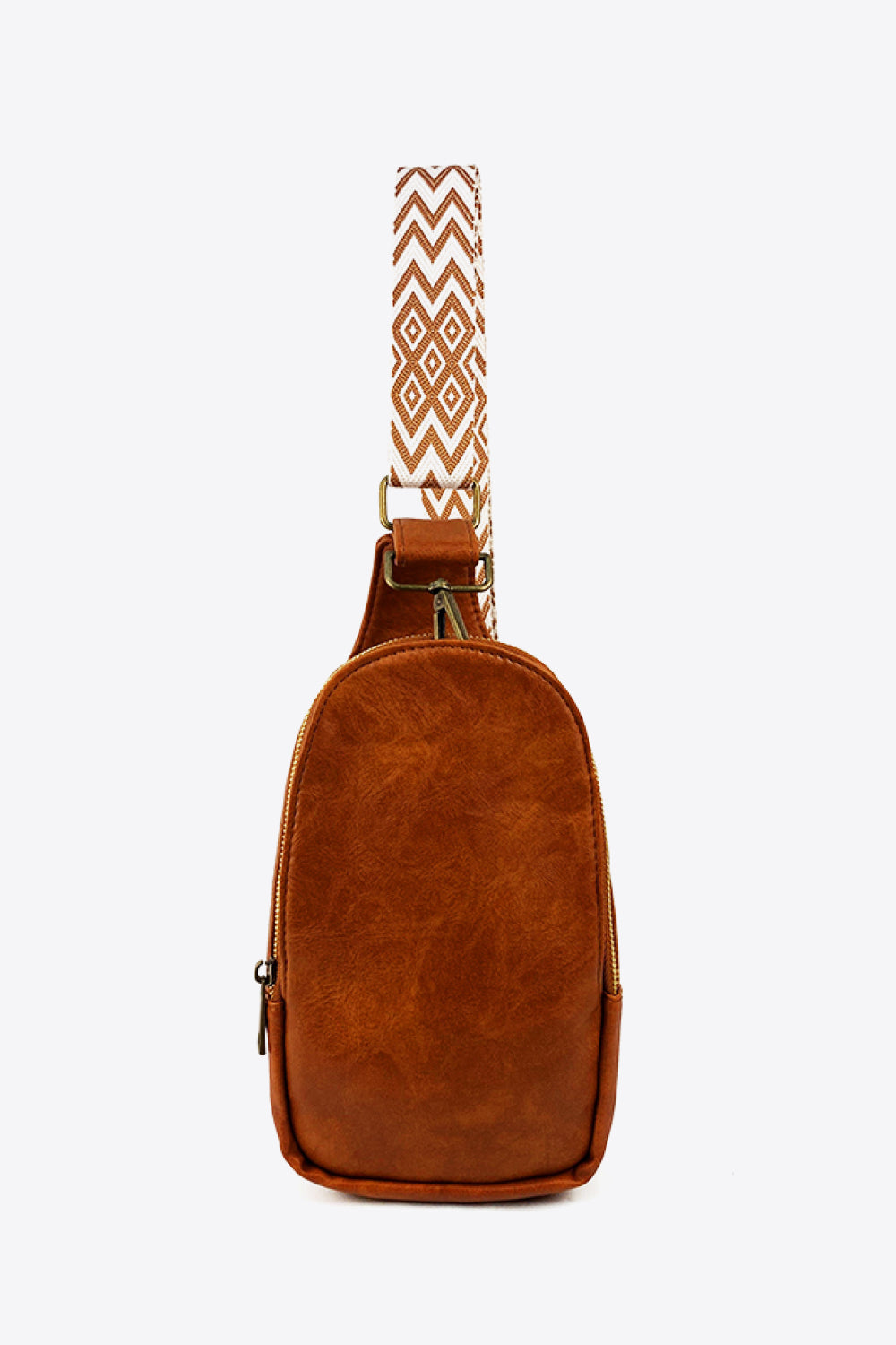 Bohemian Adjustable Strap PU Leather Sling Bag