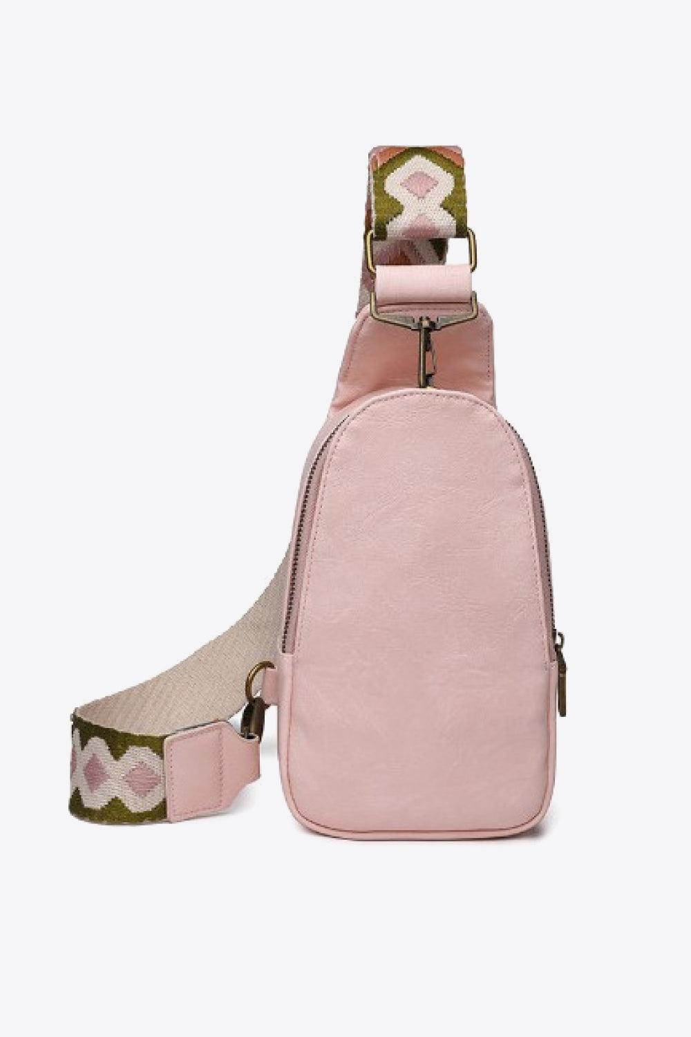 Bohemian Adjustable Strap PU Leather Sling Bag