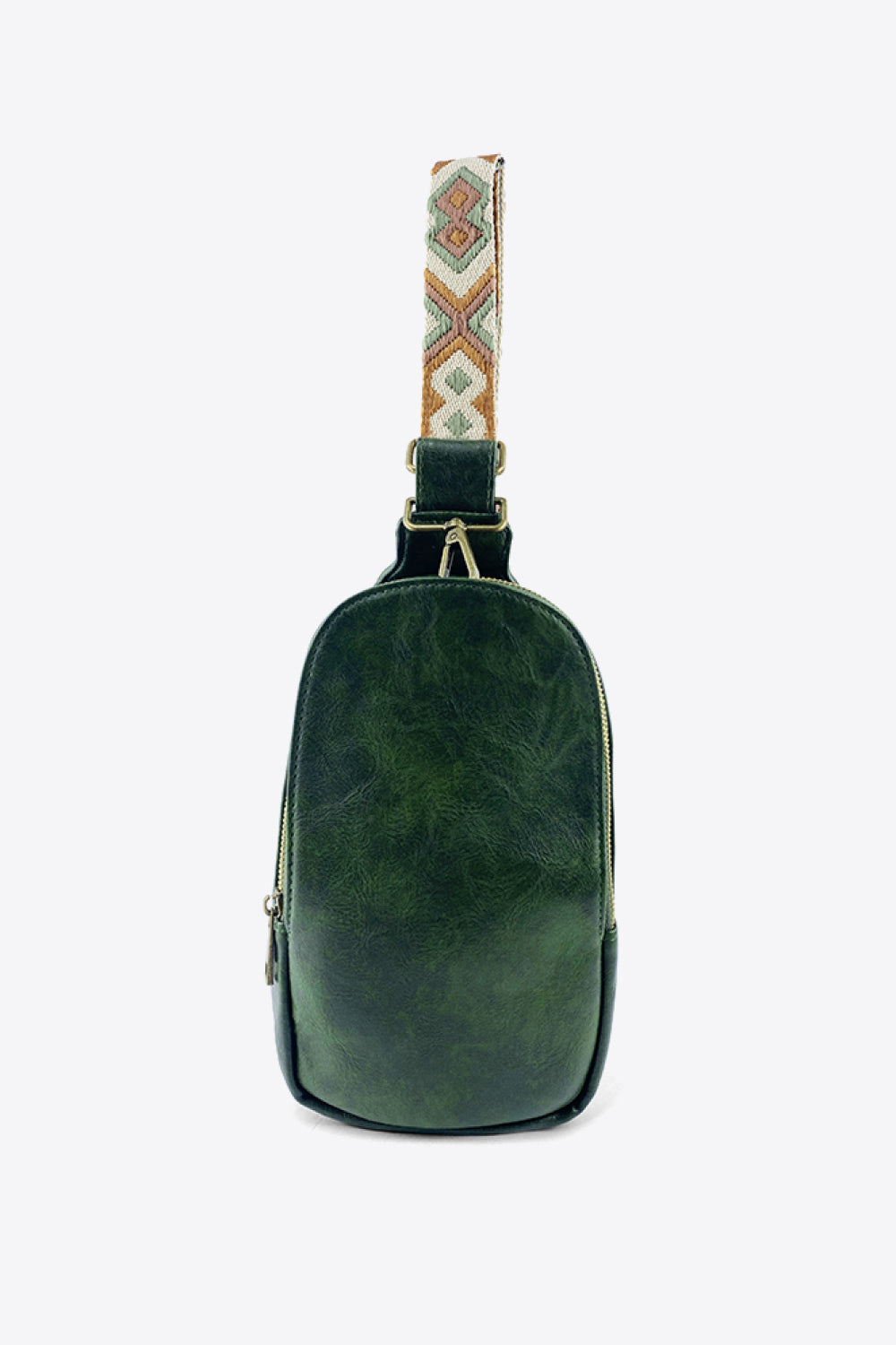 Bohemian Adjustable Strap PU Leather Sling Bag