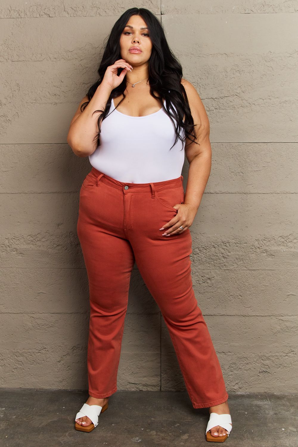Bohemian Judy Blue Olivia Mid Rise Slim Bootcut Jeans