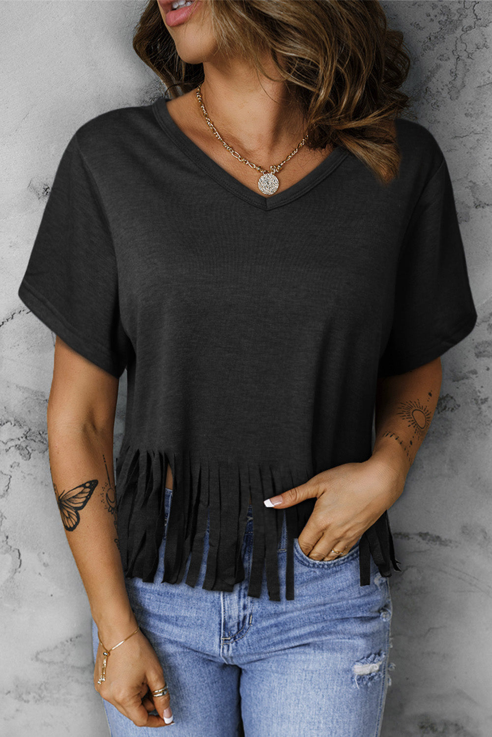 Tis' The SZN Fringe V-Neck CamiHOT curated on LTK