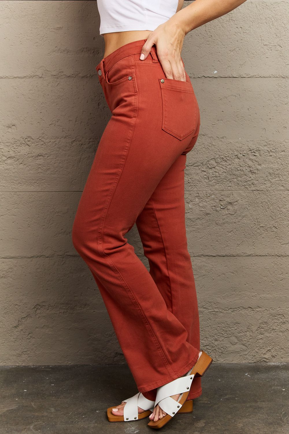 Bohemian Judy Blue Olivia Mid Rise Slim Bootcut Jeans