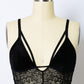 Bohemian Velvet Longline Lace Bralette