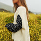 Bohemian Leopard Oversized Half and Half Pullover Sweater