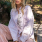 Bohemian POL Fringe Distressed Oversized Jacket