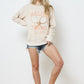 Bohemian French Terry Tennis Graphic Pullover Sweatshirt