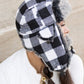 Bohemian Buffalo Plaid Winter Trapper Hat