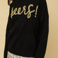 Bohemian Holiday Cheers Pullover Sweater