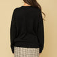 Bohemian Holiday Cheers Pullover Sweater