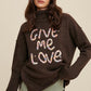 Bohemian Give Me Love Stitched Mock Neck Pullover Sweater