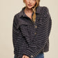 Bohemian Soft Ribbed Fleece Shirt Jacket - Shacket