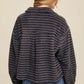 Bohemian Soft Ribbed Fleece Shirt Jacket - Shacket