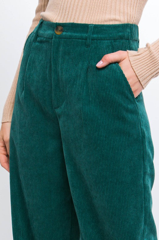 Bohemian Corduroy Trouser Pants