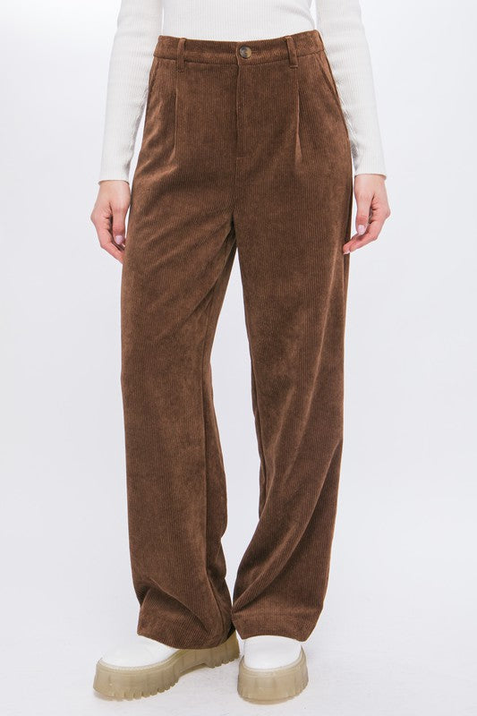Bohemian Corduroy Trouser Pants
