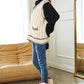 Bohemian Solid V-Neck Sleeveless Pocket Detail Sweater