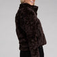 Bohemian Plush Fluffy Zip-Up Sweater Jacket