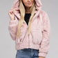 Bohemian Soft Plush Fluffy Zip-Up Teddy Hoodie