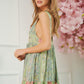 Bohemian Full Skirt Floral Patten Midi Long Dress