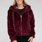 Bohemian Soft Plush Fluffy Zip-Up Teddy Hoodie