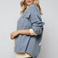 Bohemian Rock and Roll Sequin Long Sleeve Button Down Jacket