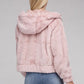 Bohemian Soft Plush Fluffy Zip-Up Teddy Hoodie