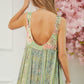 Bohemian Full Skirt Floral Patten Midi Long Dress