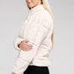 Bohemian Plush Fluffy Zip-Up Sweater Jacket