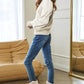 Bohemian Chunky Knit Multi-Striped Open Sweater Cardigan