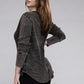 Bohemian Washed Baby Waffle Long Sleeve Top