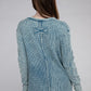 Bohemian Washed Baby Waffle Long Sleeve Top