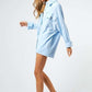 Bohemian Multi Color Rock & Roll Fringed Hem Detail Shirt
