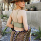 Bohemian Velvet Longline Bralette