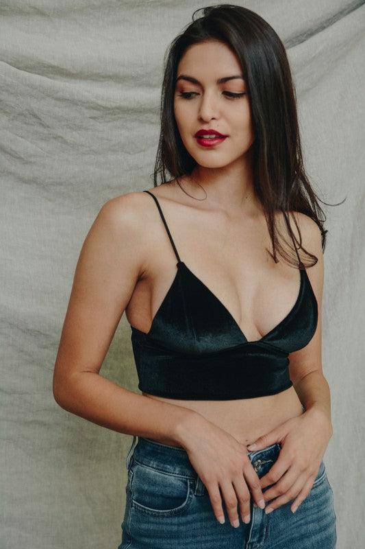 Bohemian Velvet Longline Bralette – OliverandJade