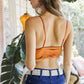 Bohemian Velvet Longline Bralette