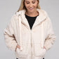 Bohemian Soft Plush Fluffy Zip-Up Teddy Hoodie