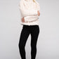Bohemian Plush Fluffy Zip-Up Sweater Jacket