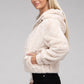 Bohemian Soft Plush Fluffy Zip-Up Teddy Hoodie