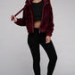 Bohemian Soft Plush Fluffy Zip-Up Teddy Hoodie