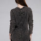 Bohemian Washed Baby Waffle Long Sleeve Top